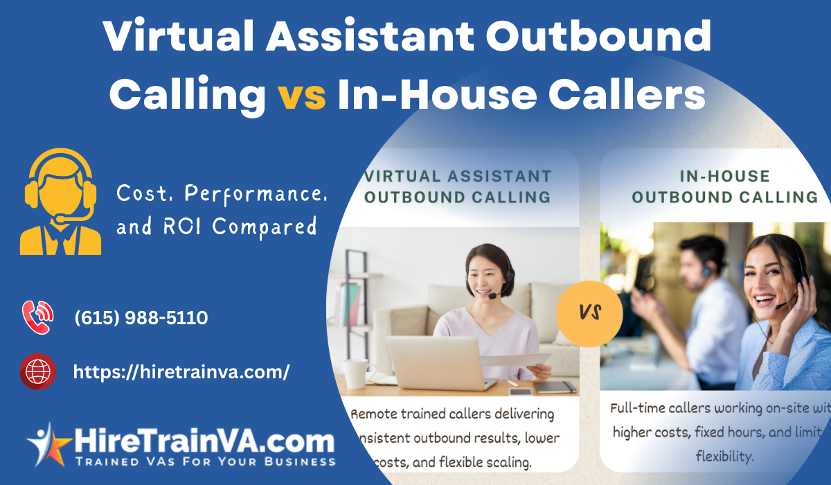 Virtual Assistant Outbound Calling vs In-House Callers Virtual Assistant Outbound Calling vs In-House Callers: Cost, Performance, and ROI Compared