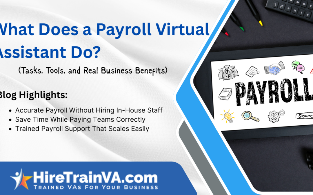 What Does a Payroll Virtual Assistant Do