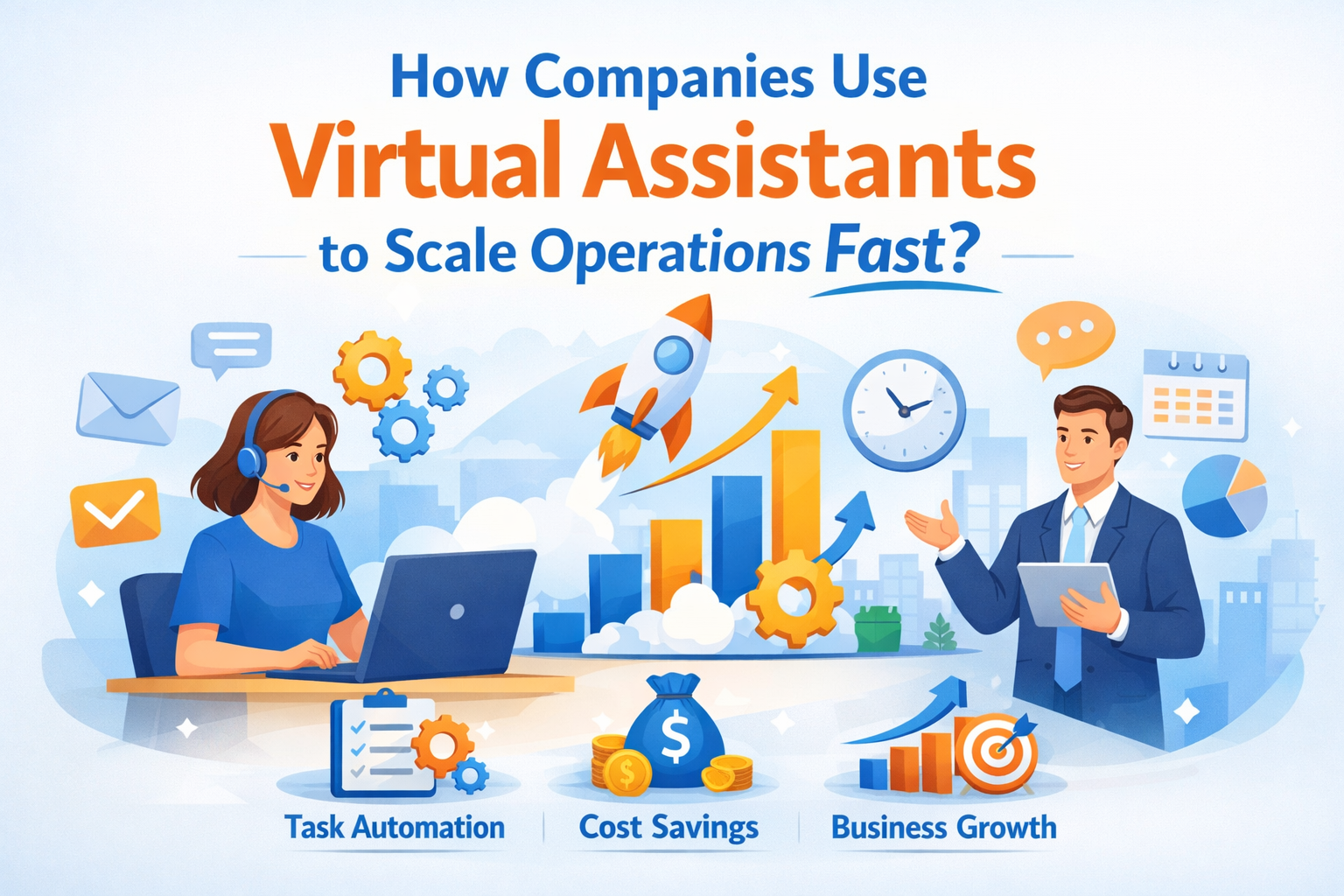 How Companies Use Virtual Assistants to Scale Operations